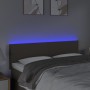 Kopfteil mit LED aus taupegrauem Stoff 144x5x78/88 cm von vidaXL, Kopf- und Fußteile - Ref: Foro24-3121334, Preis: 63,99 €, R...