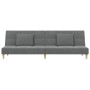 Sofá cama de 2 plazas con dos almohadas tela gris oscuro de , Sofás - Ref: Foro24-375793, Precio: 234,50 €, Descuento: %