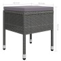 Juego de comedor de jardín de 5 piezas gris de , Conjuntos de jardín - Ref: Foro24-3071747, Precio: 461,26 €, Descuento: %