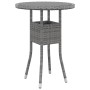 Juego de muebles de jardín de 5 piezas ratán sintético gris de , Conjuntos de jardín - Ref: Foro24-3058475, Precio: 256,04 €,...