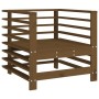 Garden furniture set 7 pieces solid honey brown pine wood by , Garden sets - Ref: Foro24-3186238, Price: 484,63 €, Discount: %