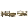 Garden furniture set 6 pieces impregnated pine wood by , Garden sets - Ref: Foro24-3186206, Price: 346,98 €, Discount: %