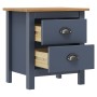 Hill bedside tables 2 units gray pine wood 46x35x49.5 cm by vidaXL, Nightstands - Ref: Foro24-288909, Price: 97,53 €, Discoun...