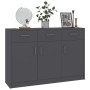 Gray plywood sideboard 110x30x75 cm by , Sideboards - Ref: Foro24-800704, Price: 142,22 €, Discount: %