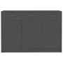 Gray plywood sideboard 110x30x75 cm by , Sideboards - Ref: Foro24-800704, Price: 142,22 €, Discount: %