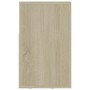 White and oak plywood TV cabinet 120x30x50 cm by , TV Furniture - Ref: Foro24-801819, Price: 92,99 €, Discount: %