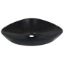 Lavabo 58,5x39x14 cm cerámica negro de vidaXL, Lavabos - Ref: Foro24-143902, Precio: 71,95 €, Descuento: %