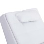 Diván de masaje con almohada de cuero sintético blanco de , Divanes - Ref: Foro24-281345, Precio: 249,51 €, Descuento: %