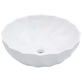 White ceramic washbasin 46x17 cm by vidaXL, Sinks - Ref: Foro24-143921, Price: 78,54 €, Discount: %