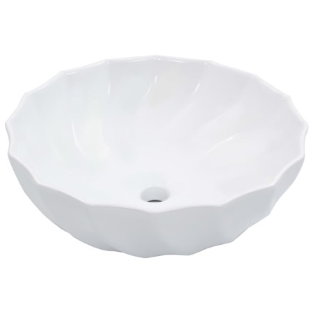 Lavabo 46x17 cm cerámica blanco de vidaXL, Lavabos - Ref: Foro24-143921, Precio: 74,78 €, Descuento: %