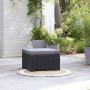 Allibert Otomana de jardín California gris de , Sofás modulares de exterior - Ref: Foro24-444966, Precio: 122,54 €, Descuento: %