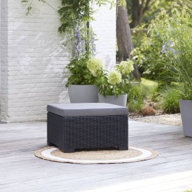 Allibert Garden Ottoman California Gray by , Modular outdoor sofas - Ref: Foro24-444966, Price: 122,54 €, Discount: %