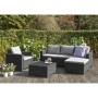 Allibert Otomana de jardín California gris de , Sofás modulares de exterior - Ref: Foro24-444966, Precio: 122,54 €, Descuento: %