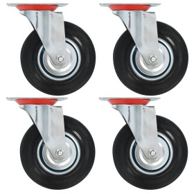 Swivel wheels 4 units 125 mm by vidaXL, Material handling - Ref: Foro24-143448, Price: 34,59 €, Discount: %