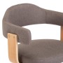 Swivel dining chairs 6 units curved wood gray taupe fabric by , dining chairs - Ref: Foro24-3054907, Price: 784,24 €, Discoun...