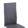 Cantilever dining chairs 4 units gray synthetic leather by , dining chairs - Ref: Foro24-281726, Price: 274,09 €, Discount: %