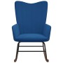 Blue Velvet Rocking Chair by , Rocking chairs - Ref: Foro24-327753, Price: 103,56 €, Discount: %