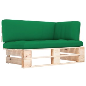 Ecksofa aus imprägnierten Gartenpaletten aus Kiefernholz von , Modulare Sofas für den Außenbereich - Ref: Foro24-3066606, Pre...