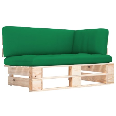 Corner sofa made of impregnated pine wood garden pallets by , Modular outdoor sofas - Ref: Foro24-3066606, Price: 98,14 €, Di...