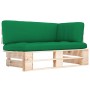 Ecksofa aus imprägnierten Gartenpaletten aus Kiefernholz von , Modulare Sofas für den Außenbereich - Ref: Foro24-3066606, Pre...