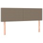 Cabecero con LED de tela gris taupe 144x5x78/88 cm de vidaXL, Cabeceros y pies de cama - Ref: Foro24-3121334, Precio: 63,99 €...