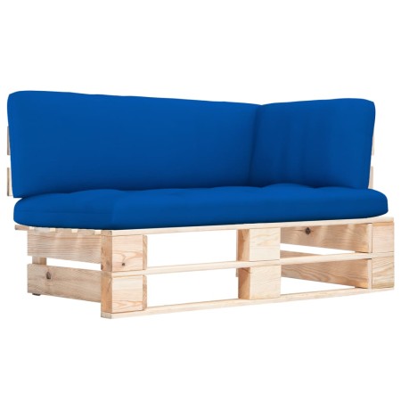 Ecksofa aus imprägnierten Gartenpaletten aus Kiefernholz von , Modulare Sofas für den Außenbereich - Ref: Foro24-3066610, Pre...