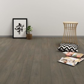 Self-adhesive PVC floor planks 4.46 m² 3 mm gray and brown by vidaXL, Floors and carpets - Ref: Foro24-143876, Price: 90,99 €...