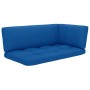 2-Sitzer-Palettensofa mit weiß imprägnierten Kiefernholzkissen von , Gartensets - Ref: Foro24-3066646, Preis: 237,87 €, Rabat...