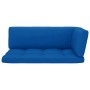 2-Sitzer-Palettensofa mit weiß imprägnierten Kiefernholzkissen von , Gartensets - Ref: Foro24-3066646, Preis: 237,87 €, Rabat...