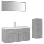 Betongraues Badezimmermöbel-Set aus Holzwerkstoff von , Badezimmermöbel - Ref: Foro24-3071481, Preis: 352,04 €, Rabatt: %