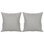 2-seater sofa with light gray microfiber fabric cushions 140 cm by , Sofas - Ref: Foro24-3200972, Price: 264,61 €, Discount: %