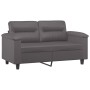 2-Sitzer-Sofa mit grauen Kunstlederkissen 120 cm von , Sofas - Ref: Foro24-3200985, Preis: 256,65 €, Rabatt: %