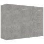 Aparador de madera contrachapada gris hormigón 105x30x75 cm de , Aparadores - Ref: Foro24-800697, Precio: 123,71 €, Descuento: %