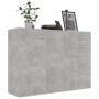 Aparador de madera contrachapada gris hormigón 105x30x75 cm de , Aparadores - Ref: Foro24-800697, Precio: 123,71 €, Descuento: %