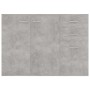 Aparador de madera contrachapada gris hormigón 105x30x75 cm de , Aparadores - Ref: Foro24-800697, Precio: 123,71 €, Descuento: %