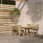 Garten-Essgruppe 3-teilig aus imprägniertem Kiefernholz von , Gartensets - Ref: Foro24-3096602, Preis: 352,35 €, Rabatt: %