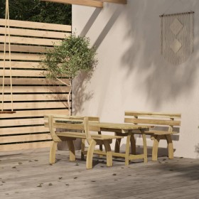 Garten-Essgruppe 3-teilig aus imprägniertem Kiefernholz von , Gartensets - Ref: Foro24-3096602, Preis: 352,67 €, Rabatt: %