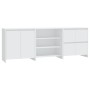 Aparador de 3 piezas madera contrachapada blanco de , Aparadores - Ref: Foro24-3098073, Precio: 223,74 €, Descuento: %