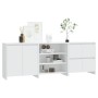 White plywood 3-piece sideboard by , Sideboards - Ref: Foro24-3098073, Price: 223,74 €, Discount: %