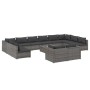 13-piece garden furniture set and gray synthetic rattan cushions by , Garden sets - Ref: Foro24-3102101, Price: 1,00 €, Disco...