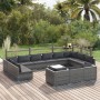 Set de muebles de jardín 14 pzas y cojines ratán sintético gris de , Conjuntos de jardín - Ref: Foro24-3102117, Precio: 1,00 ...