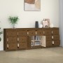 Honey brown solid pine wood sideboard 230 x 35 x 80 cm by , Sideboards - Ref: Foro24-3114092, Price: 362,99 €, Discount: %