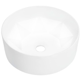 White ceramic washbasin 36x14 cm by vidaXL, Sinks - Ref: Foro24-143909, Price: 51,40 €, Discount: %