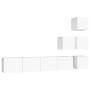 Mueble de pared para TV madera contrachapada blanco de , Muebles TV - Ref: Foro24-3114574, Precio: 185,66 €, Descuento: %