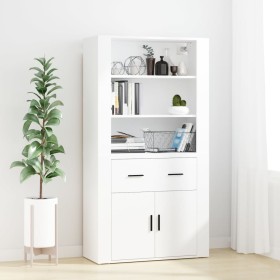 Tall white plywood sideboard by , Sideboards - Ref: Foro24-3185375, Price: 134,44 €, Discount: %