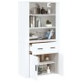 Tall white plywood sideboard by , Sideboards - Ref: Foro24-3185375, Price: 142,74 €, Discount: %