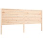 Bed frame with solid wood headboard 200x200 cm by , Beds and slatted bases - Ref: Foro24-3195046, Price: 196,76 €, Discount: %