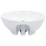 Lavabo con rebosadero 46,5x18 cm cerámica blanco de vidaXL, Lavabos - Ref: Foro24-143903, Precio: 65,09 €, Descuento: %