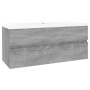 Sonoma gray plywood bathroom cabinet with sink by , bathroom vanities - Ref: Foro24-3152886, Price: 296,60 €, Discount: %