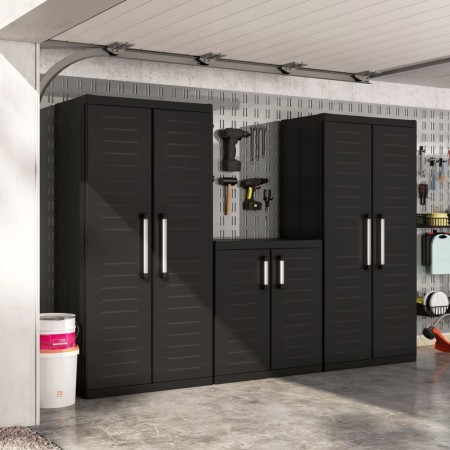 Keter Detroit XL Storage Cabinet Base Black by , Lockers and storage cabinets - Ref: Foro24-440921, Price: 161,67 €, Discount: %